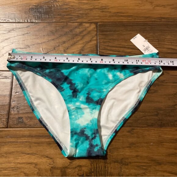 New Old Navy classic bikini swim bottom aqua tie dye size XS - Picture 4 of 7